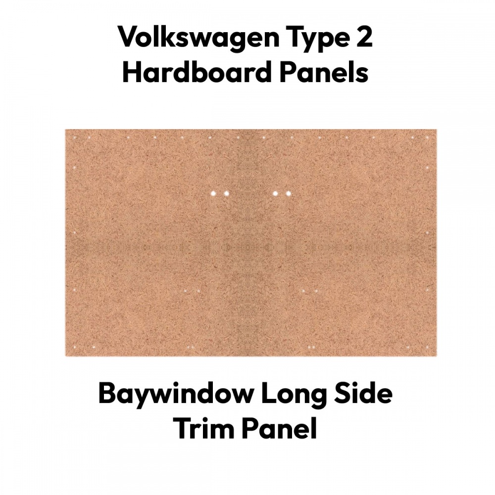 VW Bay Window Hardboard Long Side Trim Panels